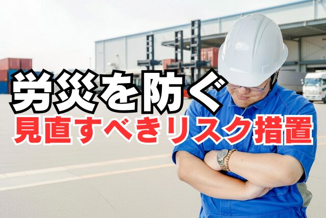 労災を防ぐ！安全衛生担当者が今すぐ見直すべきリスク措置